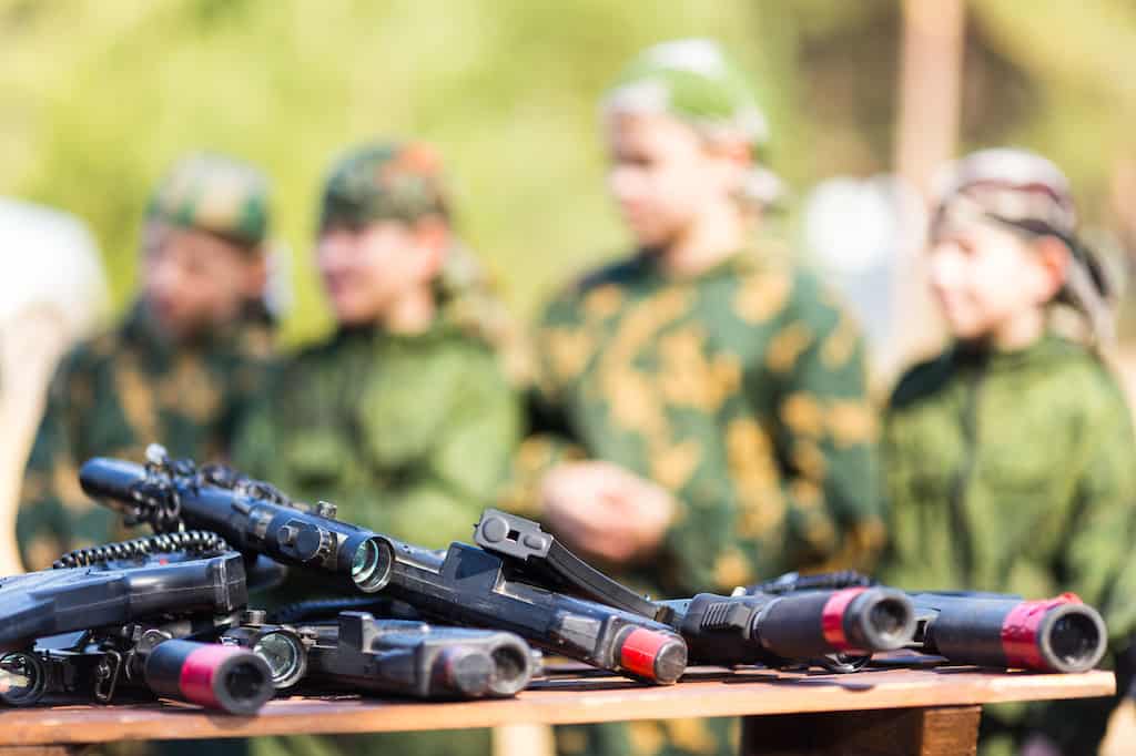 tactical vs. traditional laser tag