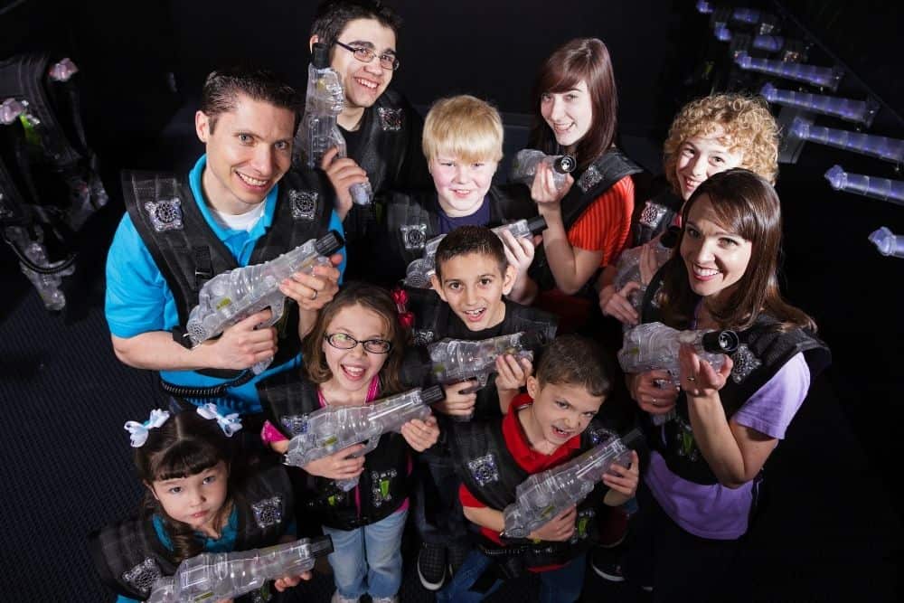 laser tag game target