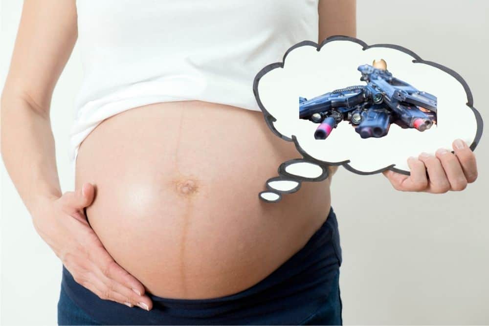 play laser tag while pregnant