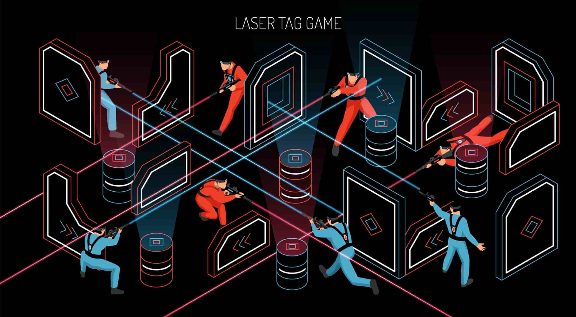 laser tag arena