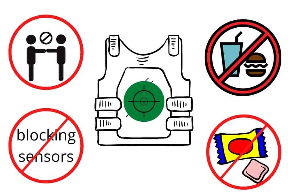 laser tag vest rules