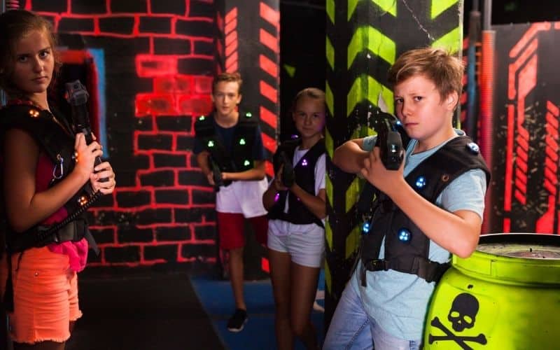 exciting laser tag for children to burn some energy