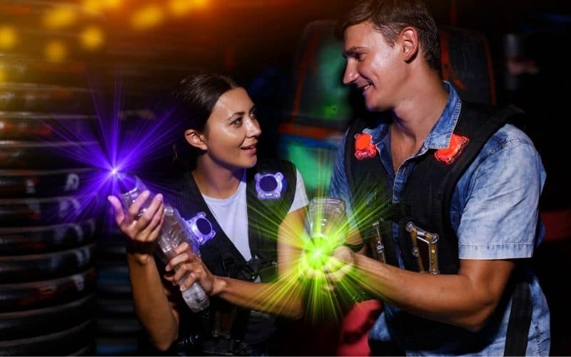 laser tag at Kaboom