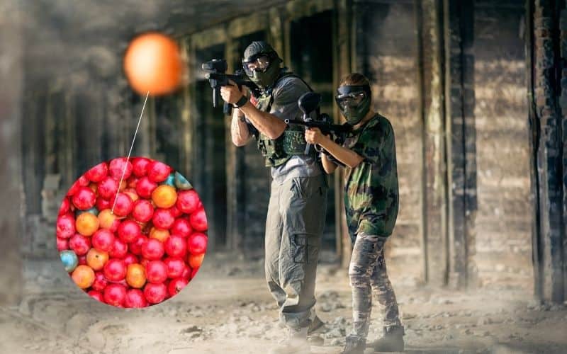 components of paintballs
